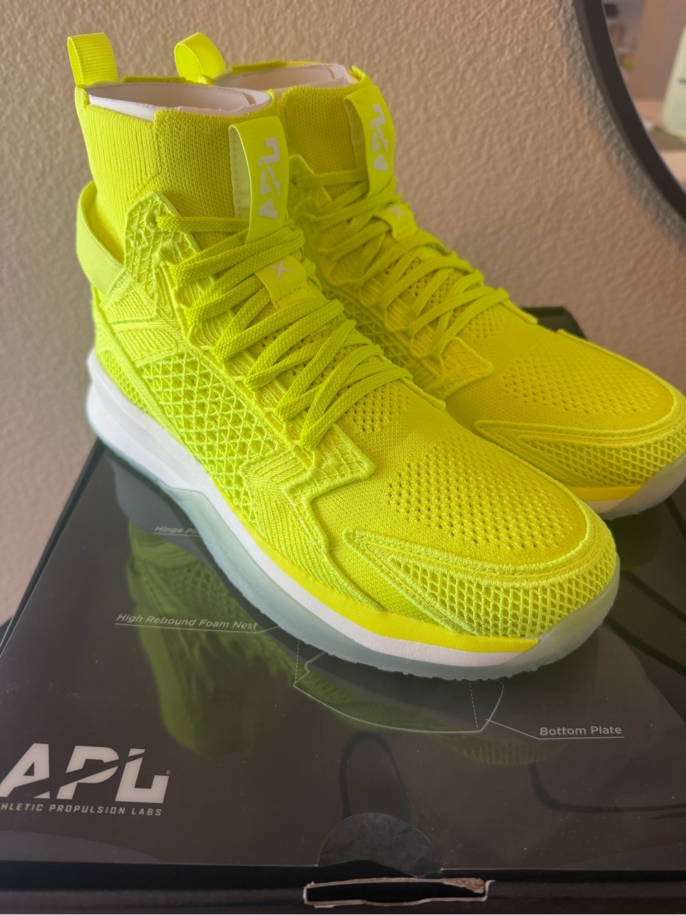 New APL Concept X Men's Basketball Shoes Energy Neon Glow 8M/10W